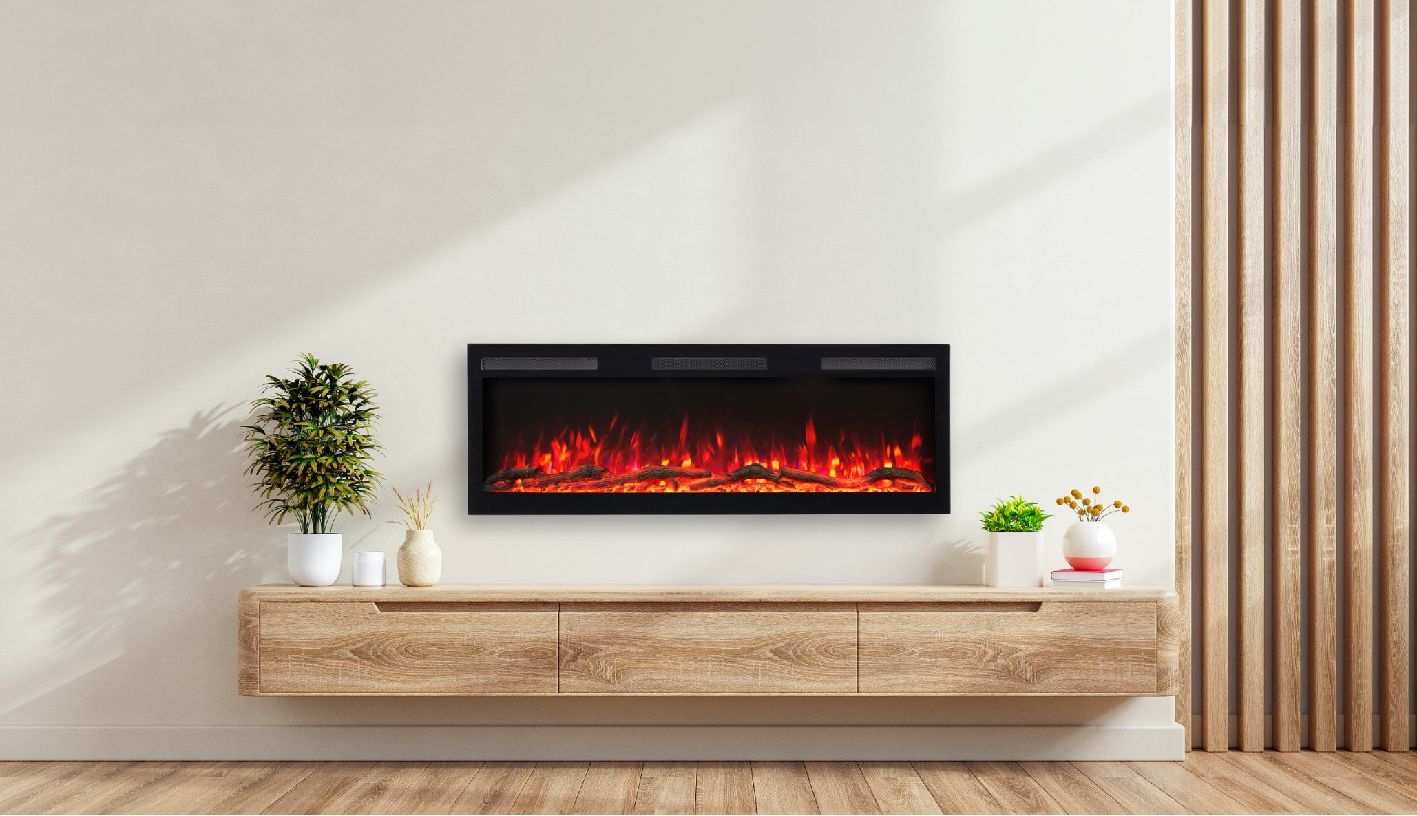 Qué poner bajo la TV para un salón elegante y acogedor